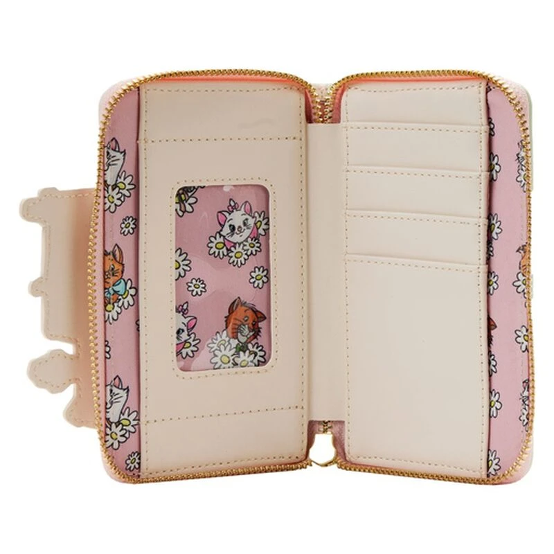 LOUNGEFLY The Aristocats Marie House Zip Around Wallet 6 LOUNGEFLY The Aristocats Marie House Zip Around Wallet - Image 4