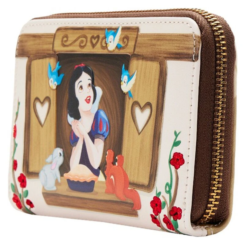LOUNGEFLY Exclusive - Snow White Window Scene Zip Around Wallet 5 LOUNGEFLY Exclusive - Snow White Window Scene Zip Around Wallet - Image 3