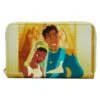 LOUNGEFLY The Princess And The Frog Princess Scene Zip Around Wallet -Loungefly WDWA2416 1