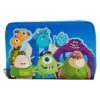 LOUNGEFLY Monster's University Scare Games Zip Around Wallet