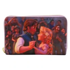 LOUNGEFLY Rapunzel Princess Scene Zip Around Wallet