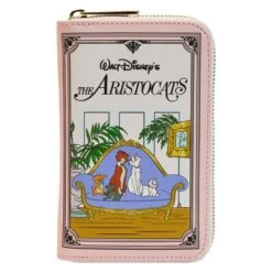 LOUNGEFLY The Aristocats Book Zip Around Wallet