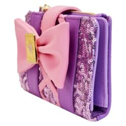 LOUNGEFLY Exclusive - Rapunzel Sequin Glow Flap Wallet -Loungefly WDWA2442 5