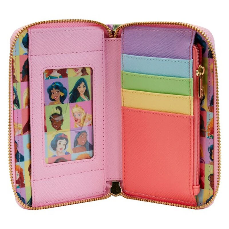 LOUNGEFLY Disney Princess Zip Around Wallet 7 LOUNGEFLY Disney Princess Zip Around Wallet - Image 5