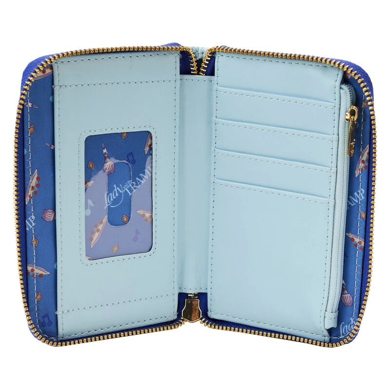 LOUNGEFLY Lady And The Tramp Book Zip Around Wallet 7 LOUNGEFLY Lady And The Tramp Book Zip Around Wallet - Image 5