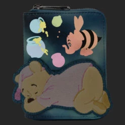 LOUNGEFLY Winnie The Pooh Heffa-Dream Glow Zip Around Wallet -Loungefly WDWA2471 LFDISNEYWINNIETHEPOOHHEFFADREAMSZIPAROUNDWALLET0183GLOW
