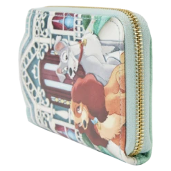 LOUNGEFLY Lady And The Tramp Portrait House Zip Around Wallet 9 LOUNGEFLY Lady And The Tramp Portrait House Zip Around Wallet -Loungefly WDWA2480 LFDISNEYLADYANDTHETRAMPZIPAROUNDWALLET0380SIDE