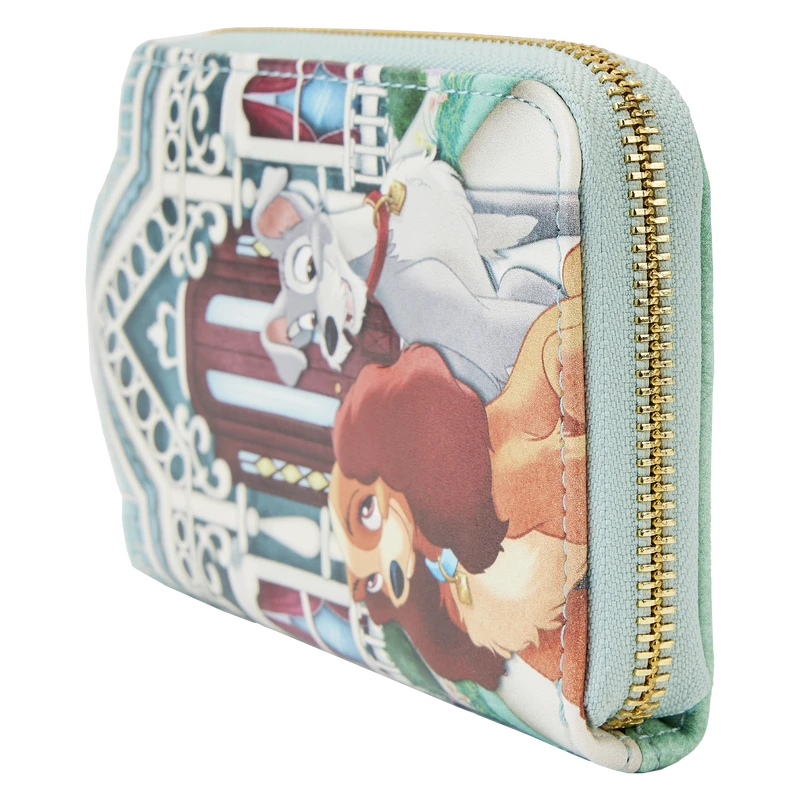LOUNGEFLY Lady And The Tramp Portrait House Zip Around Wallet 5 LOUNGEFLY Lady And The Tramp Portrait House Zip Around Wallet - Image 3