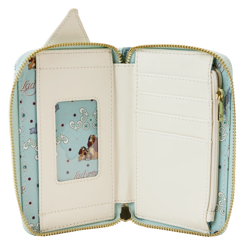 LOUNGEFLY Lady And The Tramp Portrait House Zip Around Wallet 7 LOUNGEFLY Lady And The Tramp Portrait House Zip Around Wallet - Image 5
