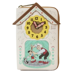 LOUNGEFLY WonderCon Exclusive - Pinocchio Cuckoo Clock Zip Around Wallet