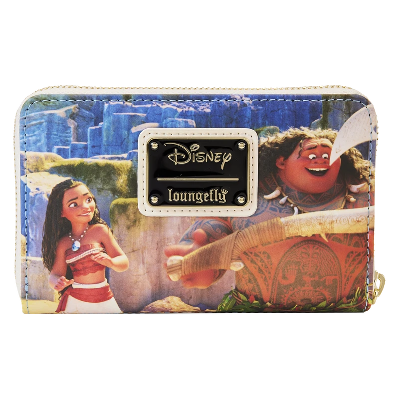 LOUNGEFLY Moana Princess Scene Series Zip Around Wallet 7 LOUNGEFLY Moana Princess Scene Series Zip Around Wallet - Image 5