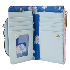 LOUNGEFLY Dumbo Mrs. Jumbo Flap Wallet 13 LOUNGEFLY Dumbo Mrs. Jumbo Flap Wallet -Loungefly WDWA2532 LFDISNEYDUMBOMRSJUMBOCRADDLEFLAPWALLET0649INSIDE