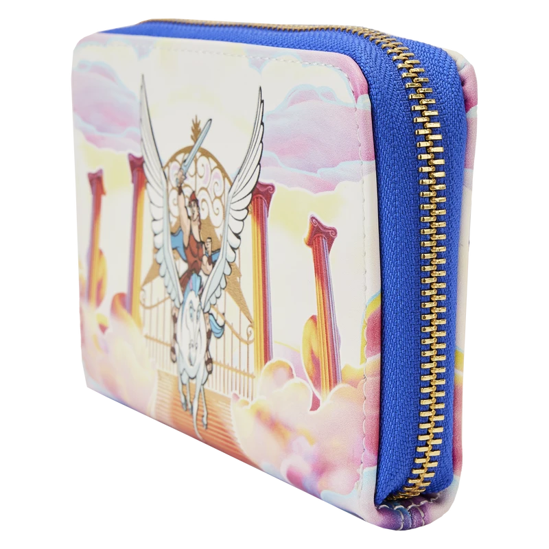LOUNGEFLY Hercules Mount Olympus Golden Gates Zip Around Wallet 5 LOUNGEFLY Hercules Mount Olympus Golden Gates Zip Around Wallet - Image 3