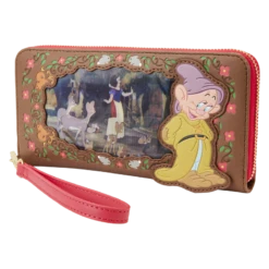 LOUNGEFLY Snow White Lenticular Princess Series Zip Around Wristlet Wallet 12 LOUNGEFLY Snow White Lenticular Princess Series Zip Around Wristlet Wallet -Loungefly WDWA2539 LFDISNEYSNOWWHITELENTICULARPRINCESSSERIESZIPAROUNDWALLET0085LENTICULAR