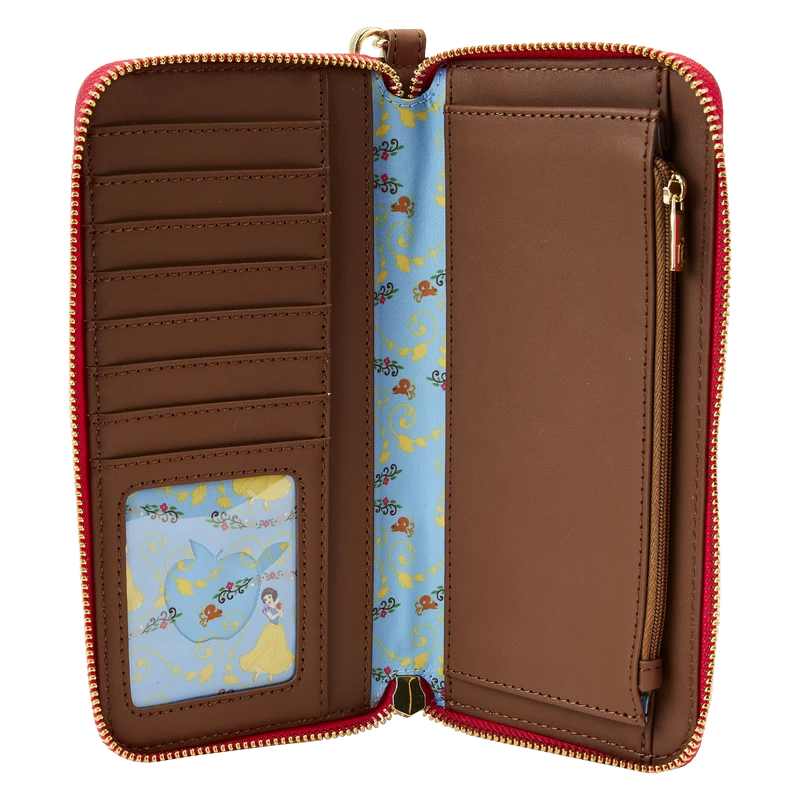 LOUNGEFLY Snow White Lenticular Princess Series Zip Around Wristlet Wallet 9 LOUNGEFLY Snow White Lenticular Princess Series Zip Around Wristlet Wallet - Image 7
