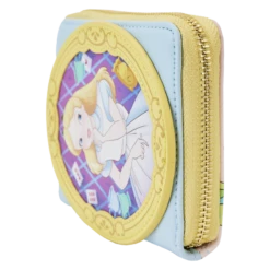 LOUNGEFLY Alice In Wonderland Cameo Zip Around Wallet -Loungefly WDWA2544 LFDISNEYALICEINWONDERLANDCAMEOZIPAROUNDWALLET0399SIDE