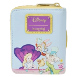LOUNGEFLY Alice In Wonderland Cameo Zip Around Wallet -Loungefly WDWA2544 LFDISNEYALICEINWONDERLANDCAMEOZIPAROUNDWALLET0401BACK