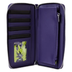 LOUNGEFLY Maleficent Window Box Glow Zip Around Wristlet Wallet -Loungefly WDWA2545 LFDISNEYMALIFICENTWINDOWBOXZIPAROUNDWRISTLET0370INSIDE
