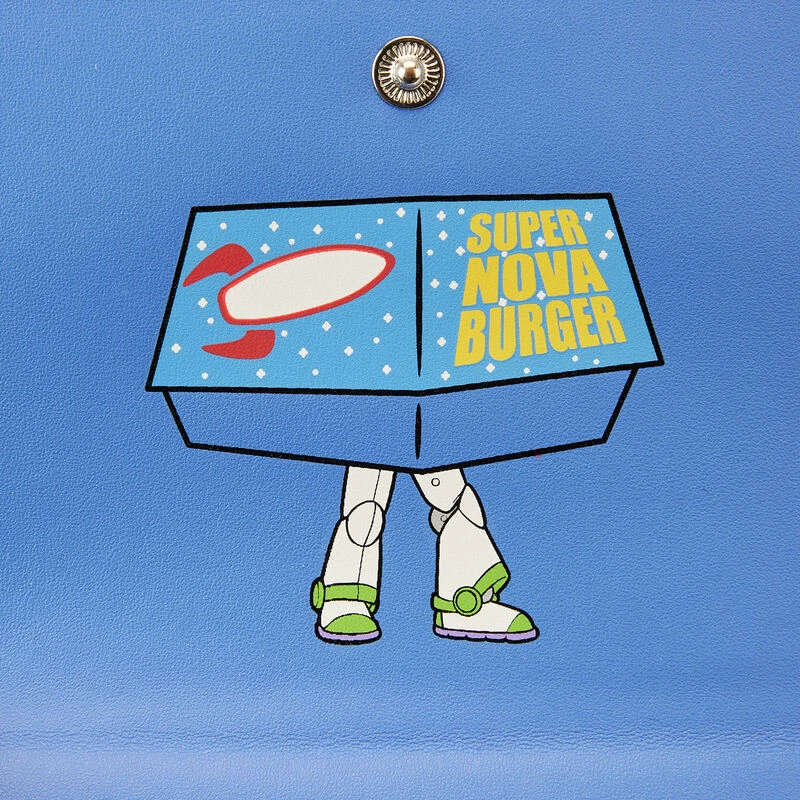 LOUNGEFLY Toy Story Pizza Planet Super Nova Burger Wallet 7 LOUNGEFLY Toy Story Pizza Planet Super Nova Burger Wallet - Image 5