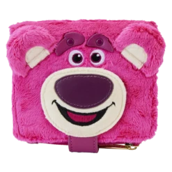 LOUNGEFLY Toy Story Lotso Plush Bifold Wallet