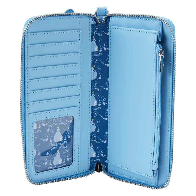 LOUNGEFLY Cinderella Lenticular Princess Series Zip Around Wristlet Wallet 8 LOUNGEFLY Cinderella Lenticular Princess Series Zip Around Wristlet Wallet - Image 6