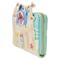LOUNGEFLY Stitch Sandcastle Beach Surprise Zip-Around Wallet -Loungefly WDWA2563 LFDISNEYSTITCHSANDCASTLEBEACHSURPRISEZIPAROUNDWALLET201SIDE
