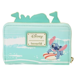 LOUNGEFLY Stitch Sandcastle Beach Surprise Zip-Around Wallet -Loungefly WDWA2563 LFDISNEYSTITCHSANDCASTLEBEACHSURPRISEZIPAROUNDWALLET202BACK