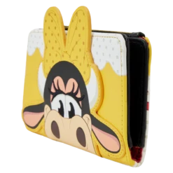 LOUNGEFLY Clarabelle Cow Cosplay Bifold Wallet 11 LOUNGEFLY Clarabelle Cow Cosplay Bifold Wallet -Loungefly WDWA2568 LFDISNEYCLARABELLECOWCOSPLAYBIFOLDWALLET0939SIDE