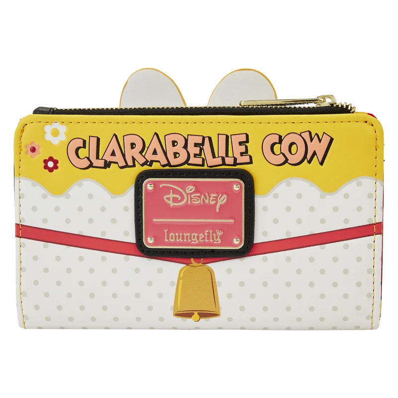 LOUNGEFLY Clarabelle Cow Cosplay Bifold Wallet 7 LOUNGEFLY Clarabelle Cow Cosplay Bifold Wallet - Image 5