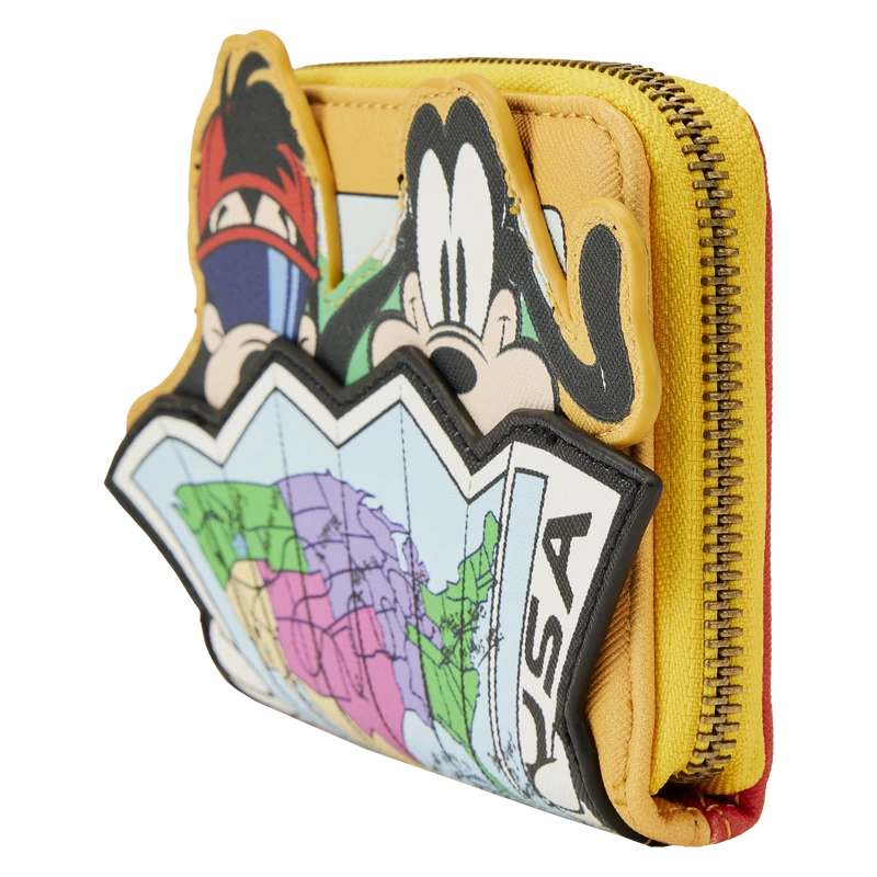 LOUNGEFLY A Goofy Movie Road Trip Zip Around Wallet 5 LOUNGEFLY A Goofy Movie Road Trip Zip Around Wallet - Image 3