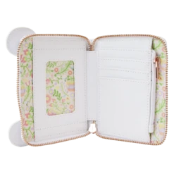 LOUNGEFLY Winnie The Pooh Cosplay Folk Floral Zip Around Wallet -Loungefly WDWA2599 LFDISNEYWINNIETHEPOOHFOLKFLORALZIPAROUNDWALLET1918INSIDE