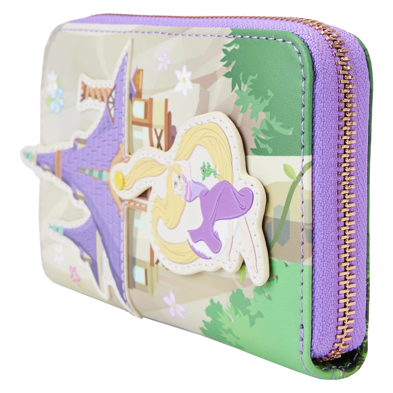 LOUNGEFLY Tangled Rapunzel Swinging From The Tower Zip Around Wallet 7 LOUNGEFLY Tangled Rapunzel Swinging From The Tower Zip Around Wallet - Image 5