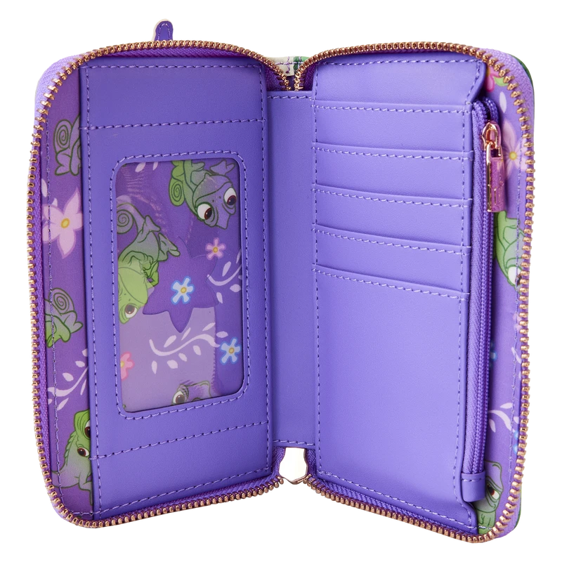 LOUNGEFLY Tangled Rapunzel Swinging From The Tower Zip Around Wallet 9 LOUNGEFLY Tangled Rapunzel Swinging From The Tower Zip Around Wallet - Image 7