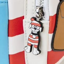 LOUNGEFLY Where’s Waldo Cosplay Mini Backpack -Loungefly WHWBK0001 LFWHERESWALDOCOSPLAYMINIBACKPACK1756ZIPPER