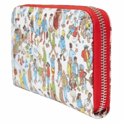 LOUNGEFLY Where’s Waldo Allover Print Zip Around Wallet -Loungefly WHWWA0001 LFWHERESWALDOAOPZIPAROUNDWALLET1759SIDE