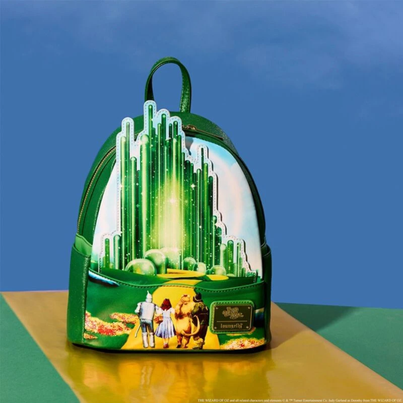 LOUNGEFLY Wizard Of Oz Emerald City Mini Backpack 4 LOUNGEFLY Wizard Of Oz Emerald City Mini Backpack - Image 2