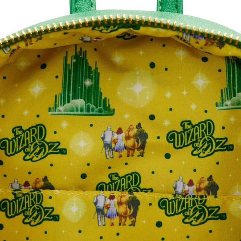 LOUNGEFLY Wizard Of Oz Emerald City Mini Backpack 8 LOUNGEFLY Wizard Of Oz Emerald City Mini Backpack - Image 6