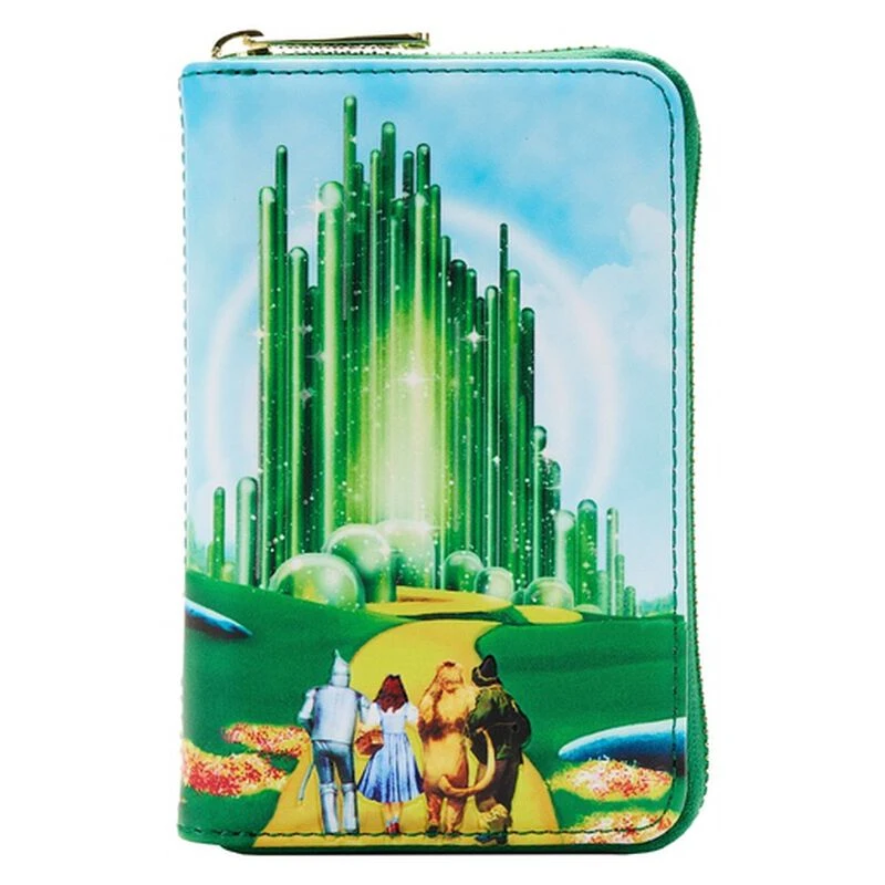 LOUNGEFLY Wizard Of Oz Emerald City Zip Around Wallet 3 LOUNGEFLY Wizard Of Oz Emerald City Zip Around Wallet