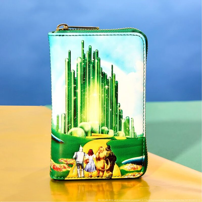 LOUNGEFLY Wizard Of Oz Emerald City Zip Around Wallet 4 LOUNGEFLY Wizard Of Oz Emerald City Zip Around Wallet - Image 2