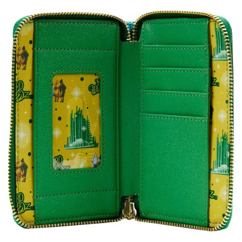 LOUNGEFLY Wizard Of Oz Emerald City Zip Around Wallet 8 LOUNGEFLY Wizard Of Oz Emerald City Zip Around Wallet - Image 6